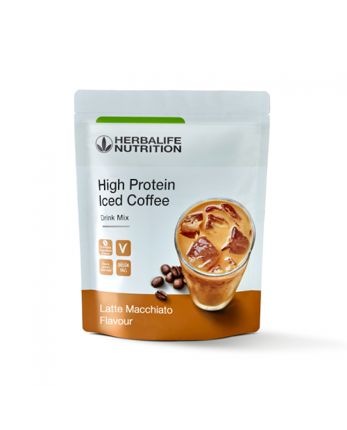 Yüksek Proteinli Soğuk Kahve Karışımı Latte Macchiato 308 g