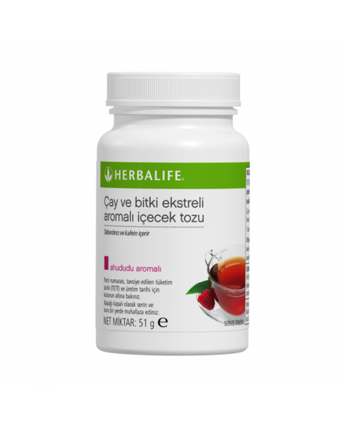 Çay ve Bitki Ekstreli Aromalı İçecek Tozu Ahududu 51 g Çay ve Bitki Ekstreli Aromalı İçecek Tozu Ahududu 51 g
