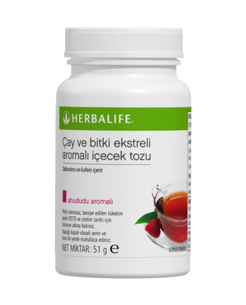 Çay ve Bitki Ekstreli Aromalı İçecek Tozu Ahududu 51 g Çay ve Bitki Ekstreli Aromalı İçecek Tozu Ahududu 51 g