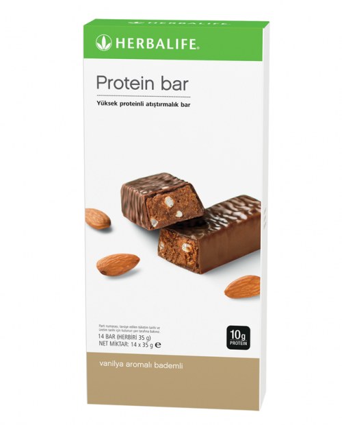 Protein Bar Vanilya Aromalı Bademli 14'lü paket Protein Bar Vanilya Aromalı Bademli 14'lü paket